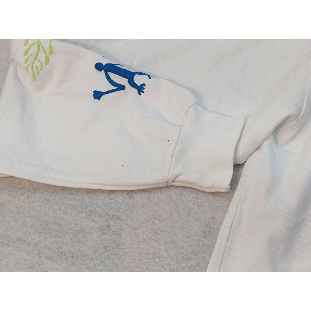 Obey Social Justice Peace Equality Long Sleeve T-shirt Small White Crew Neck NWT - Picture 3 of 7